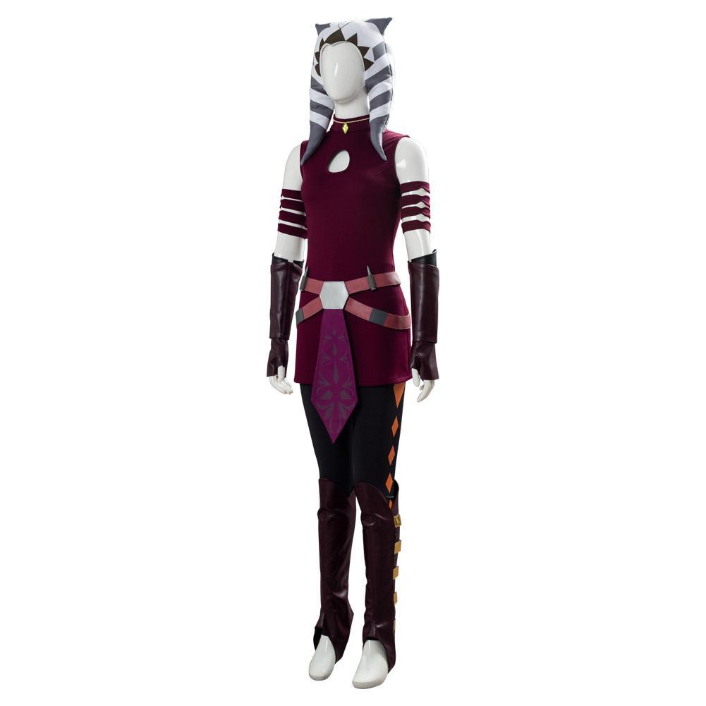 Ahsoka Tano SW The Clone Wars Suit Cosplay Costume