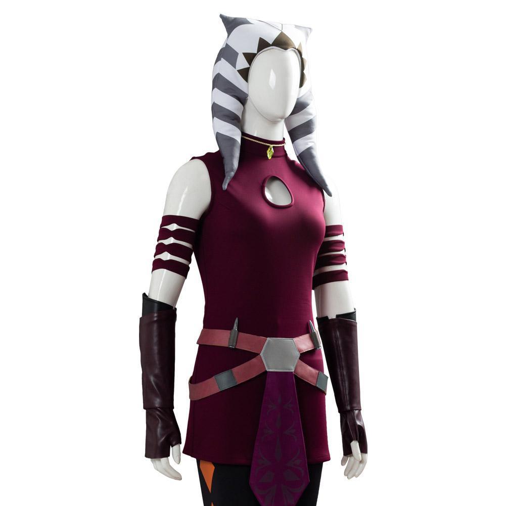 Ahsoka Tano SW The Clone Wars Suit Cosplay Costume