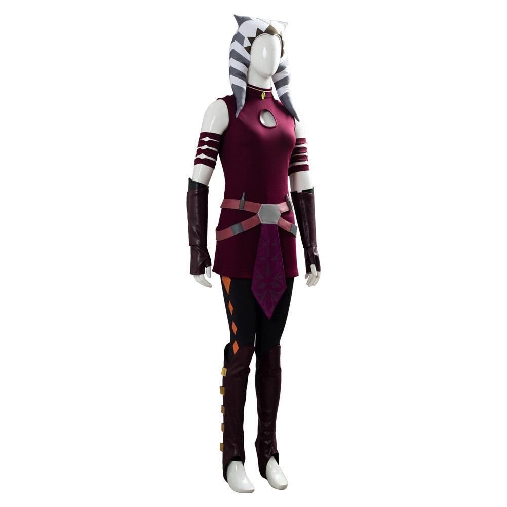 Ahsoka Tano SW The Clone Wars Suit Cosplay Costume