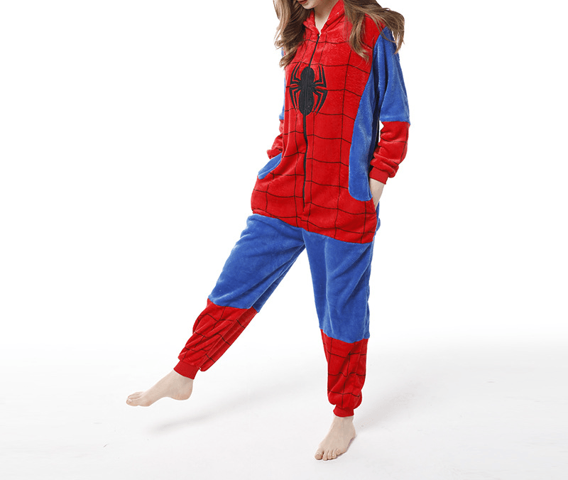 Spiderman Onesie Pajamas for Adults Mens Women