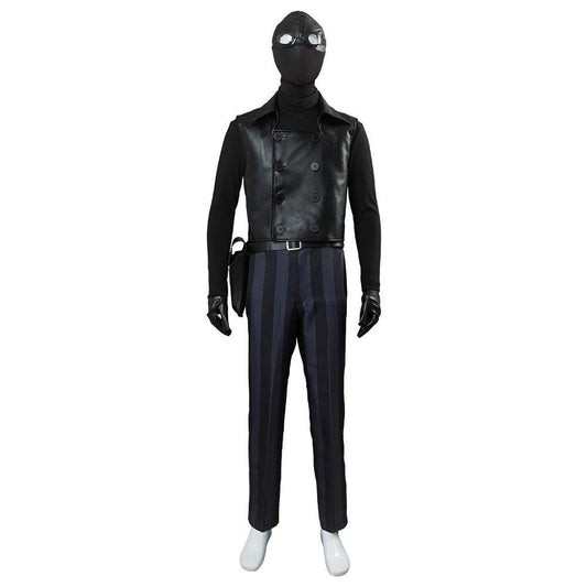 Spiderman Into The Spider Verse Spider Man Noir Cosplay Costume