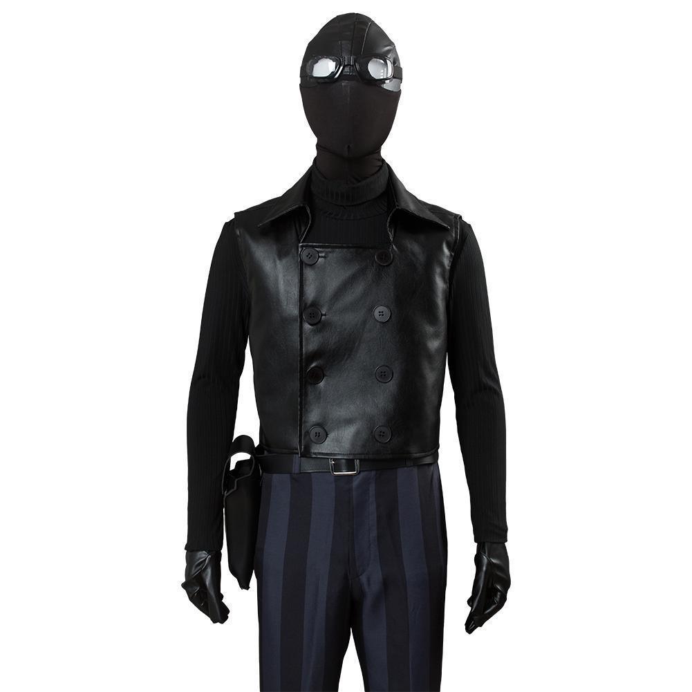 Spiderman Into The Spider Verse Spider Man Noir Cosplay Costume