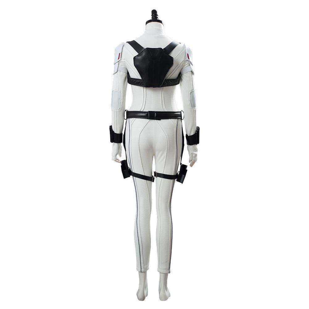 Shield Avengers Black Widow Movie Natasha Romanoff White Suit Costume Cosplay Costume