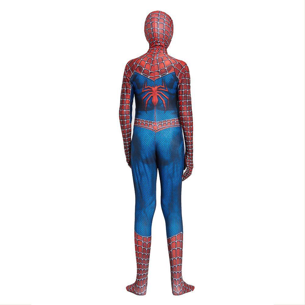 Kids SpiderMan Raimi suit Spiderman Cosplay Costume Halloween Zentai