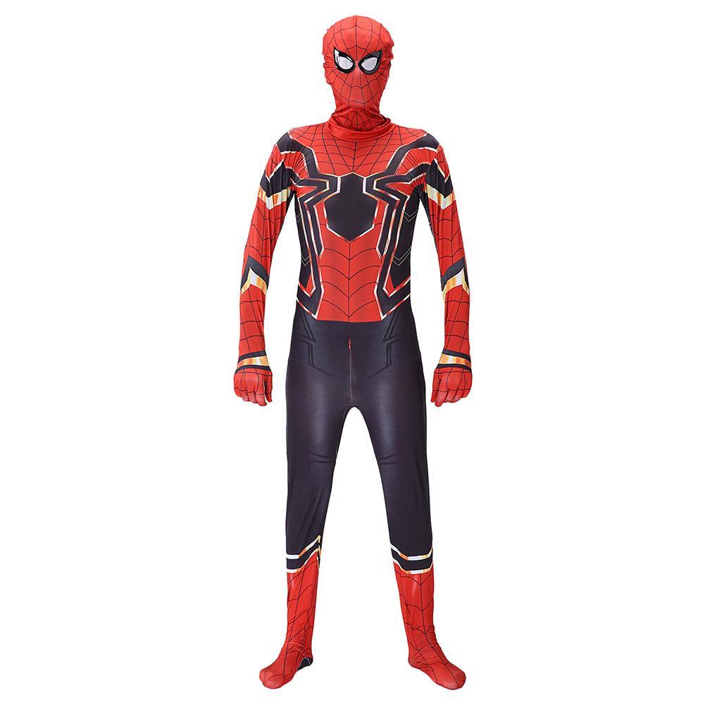 Spiderman Iron Spider Suit Comic Cosplay Costume with Legs