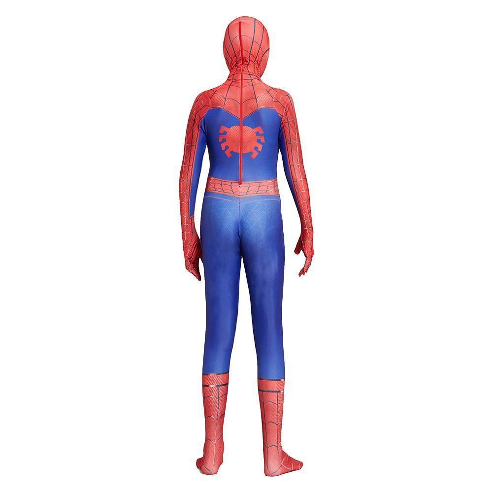 Kids Spider-Man Peter Parker Cosplay Costume Zentai Spiderman Superhero Bodysuit Halloween Jumpsuits