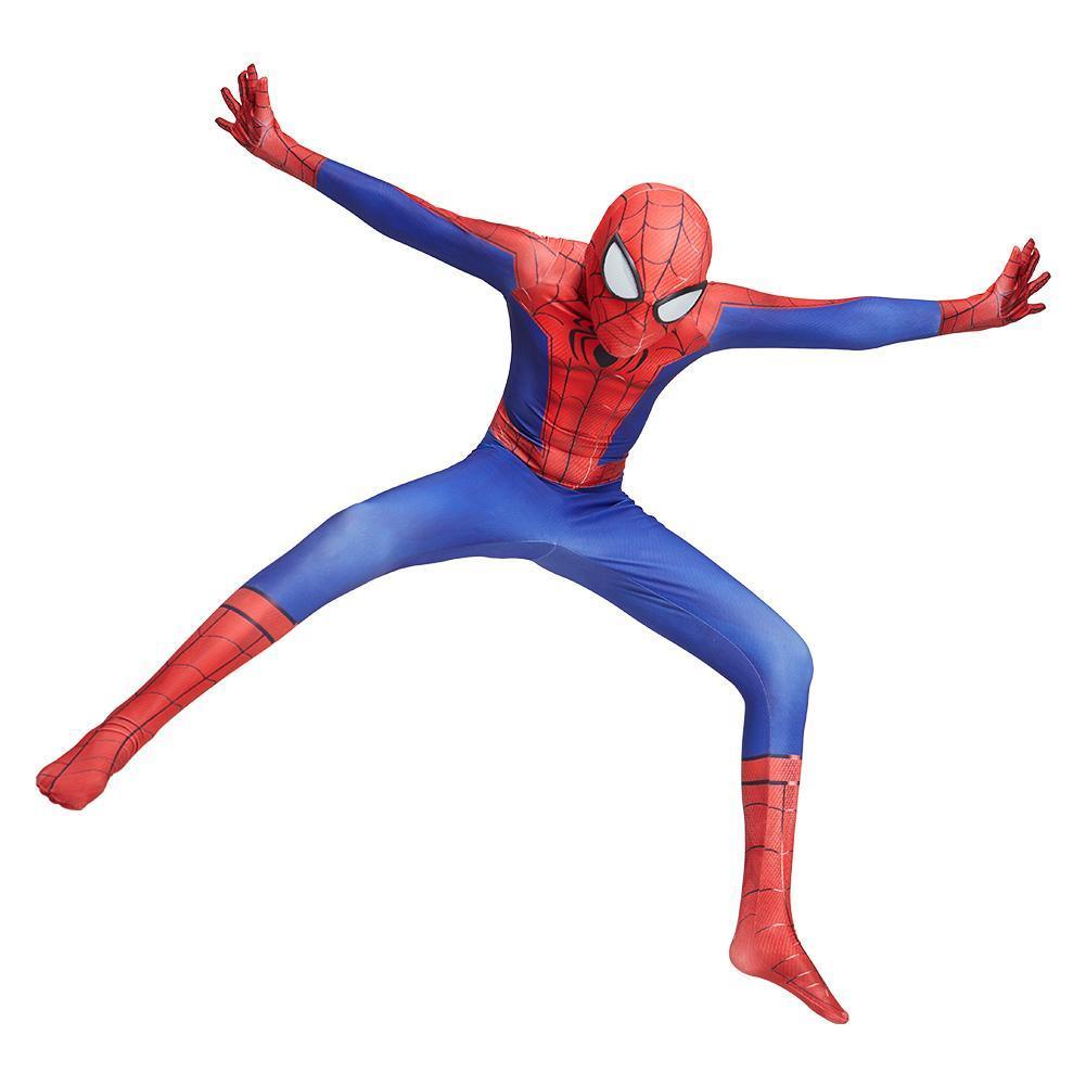 Kids Spider-Man Peter Parker Cosplay Costume Zentai Spiderman Superhero Bodysuit Halloween Jumpsuits