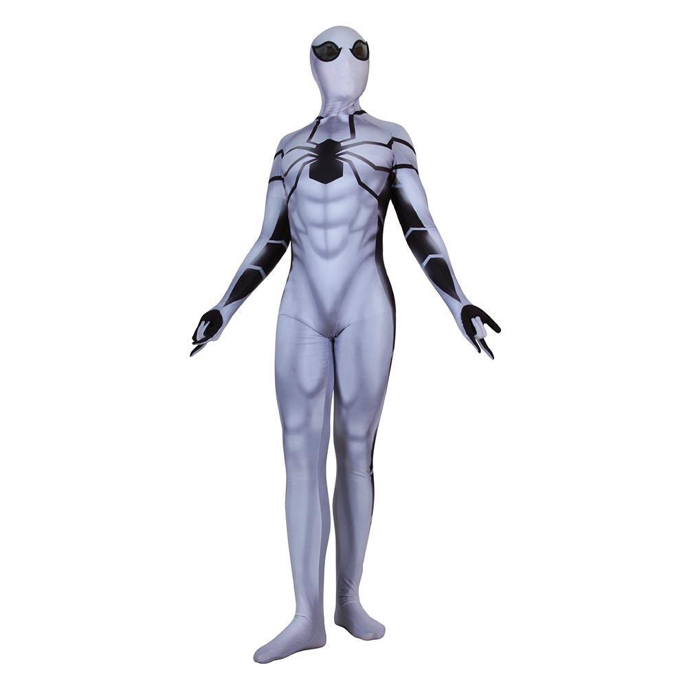 White Spiderman Future Foundation Suit Costume