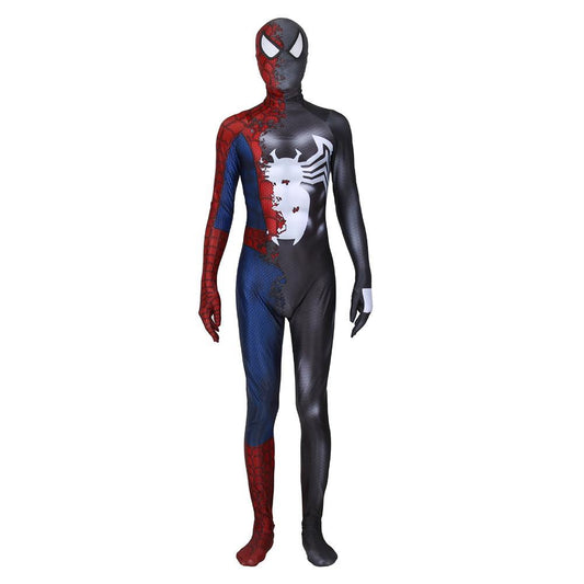 SpiderMan Venom Suit The Amazing Spiderman Cosplay Zentai Costume