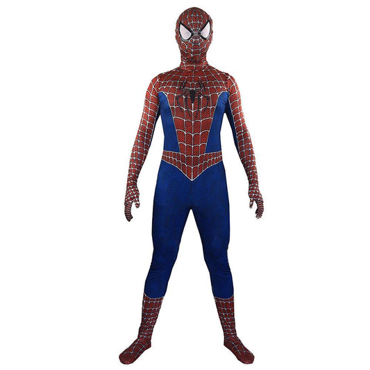 SpiderMan Sam Raimi Suit Red and Blue Spiderman zentai Costume