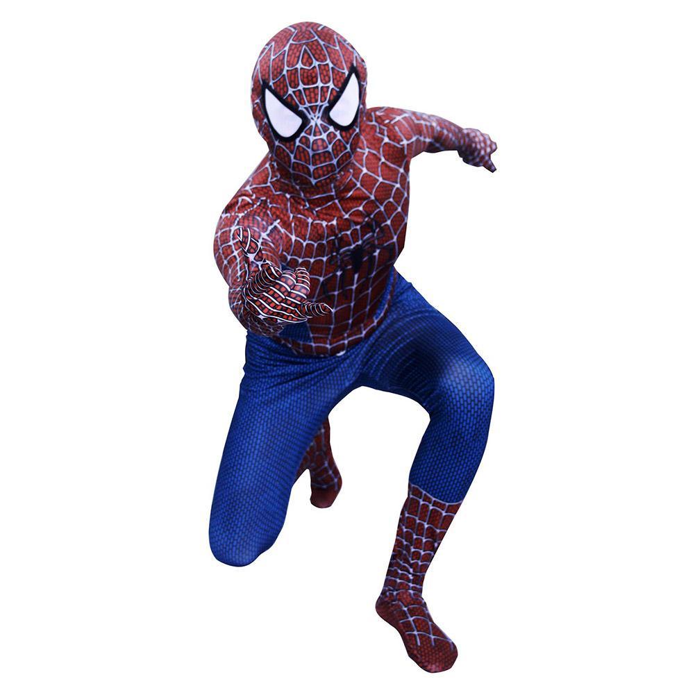 SpiderMan Sam Raimi Suit Red and Blue Spiderman zentai Costume