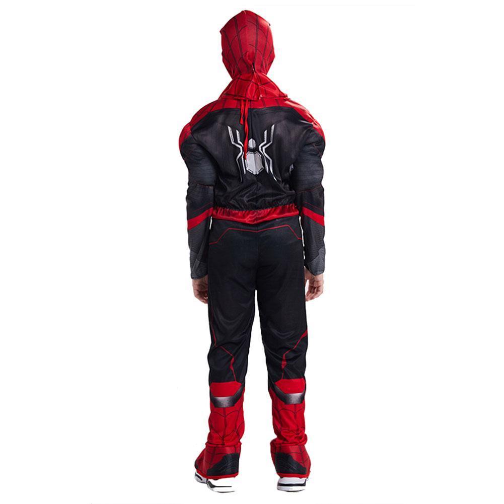 Kids Spiderman Muscle Jumpsuits Halloween Cosplay Costume Far From Home Superhero Fancy Costumes