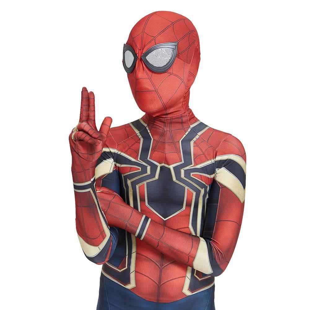 Kids Spiderman Homecoming Cosplay Rompers Costume Halloween Zentai Iron Spider Man Bodysuit Jumpsuits