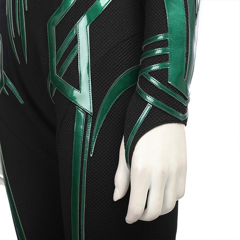 Hela Costume Thor 3 Ragnarok Women Halloween Bodysuit Cloak Cosplay Suit