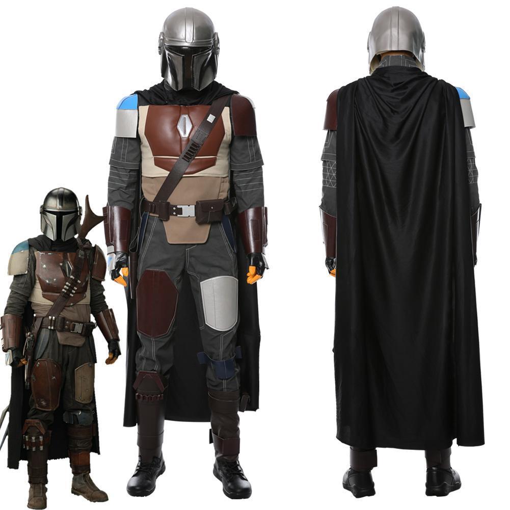 SW Mandalorian Uniform Halloween Carnival Suit Cosplay Costume