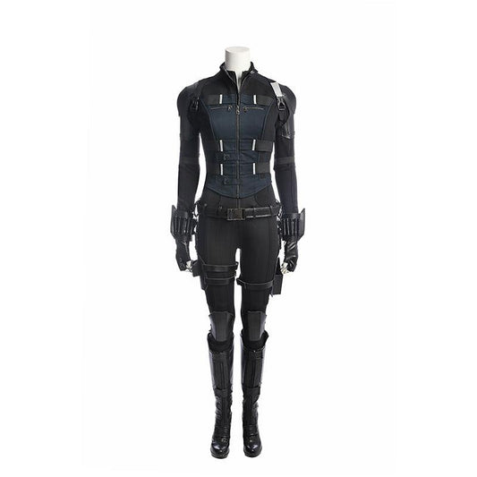 avengers infinity war black widow cosplay costume