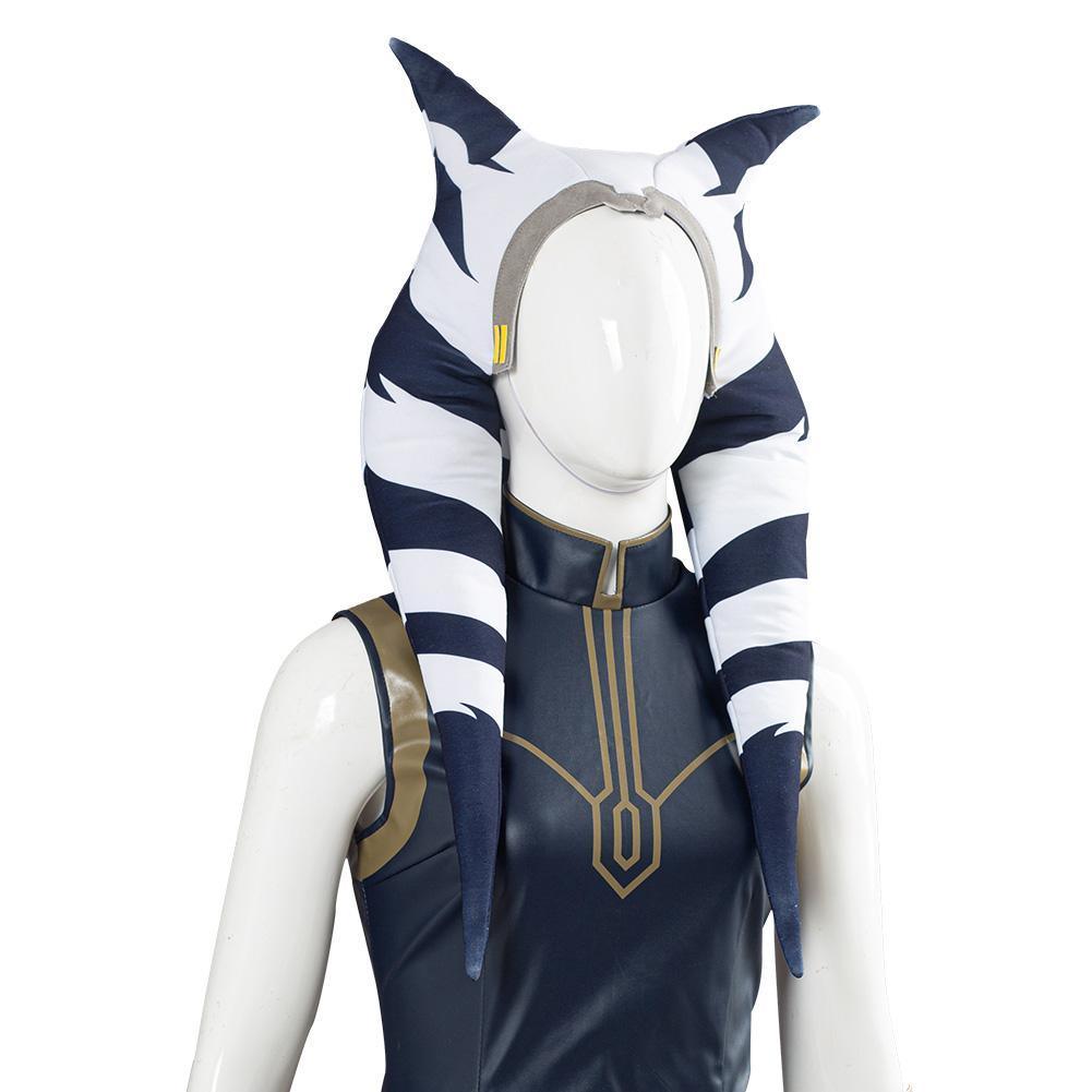 SW Clone Wars Season 7 Ahsoka Tano Women Girls Outfit Halloween Carnival Costume Cosplay Costume