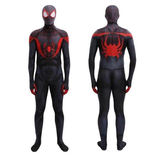 Unisex 2020 Game Spiderman Miles Morales Cosplay Costume Lycra Spandex Jumpsuit Halloween Costume Costumes For Men Girls Women Boys