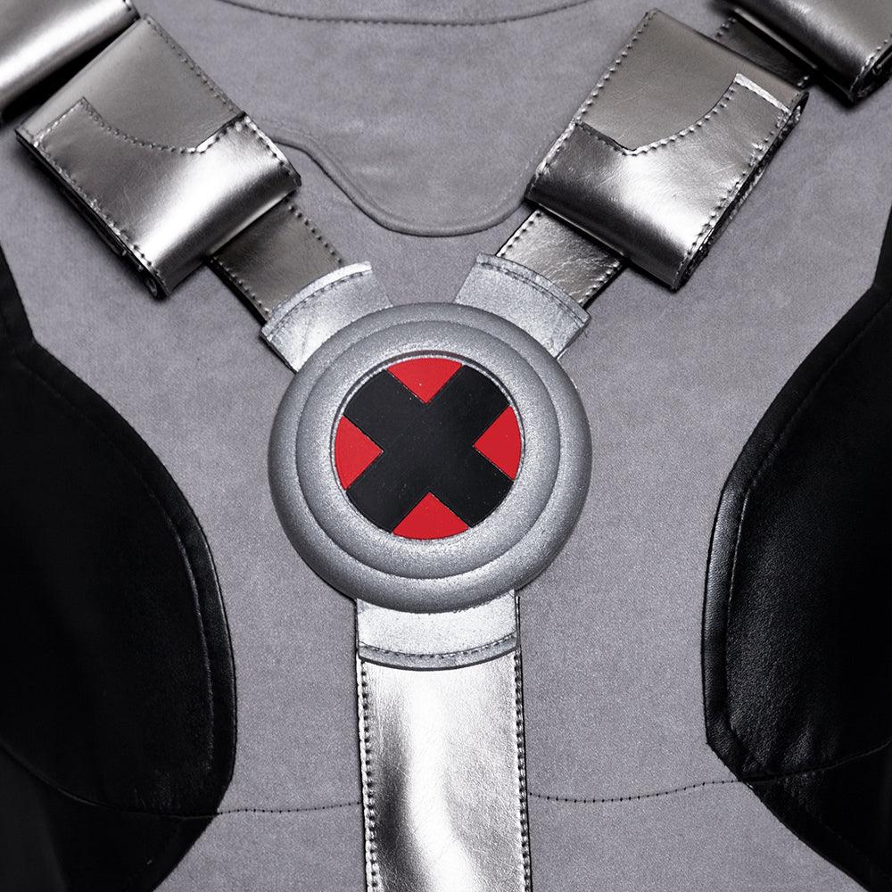 Movie White Deadpool Outfit Cosplay Costume