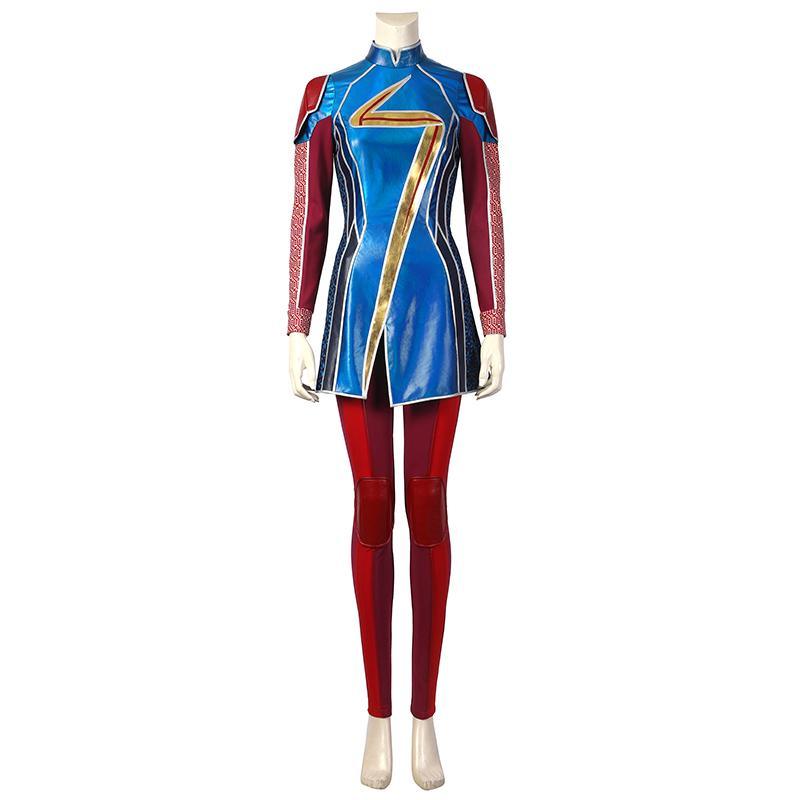 Kamala Khan Cosplay Costume Kara Zor El Outfit Halloween Carnival Suit