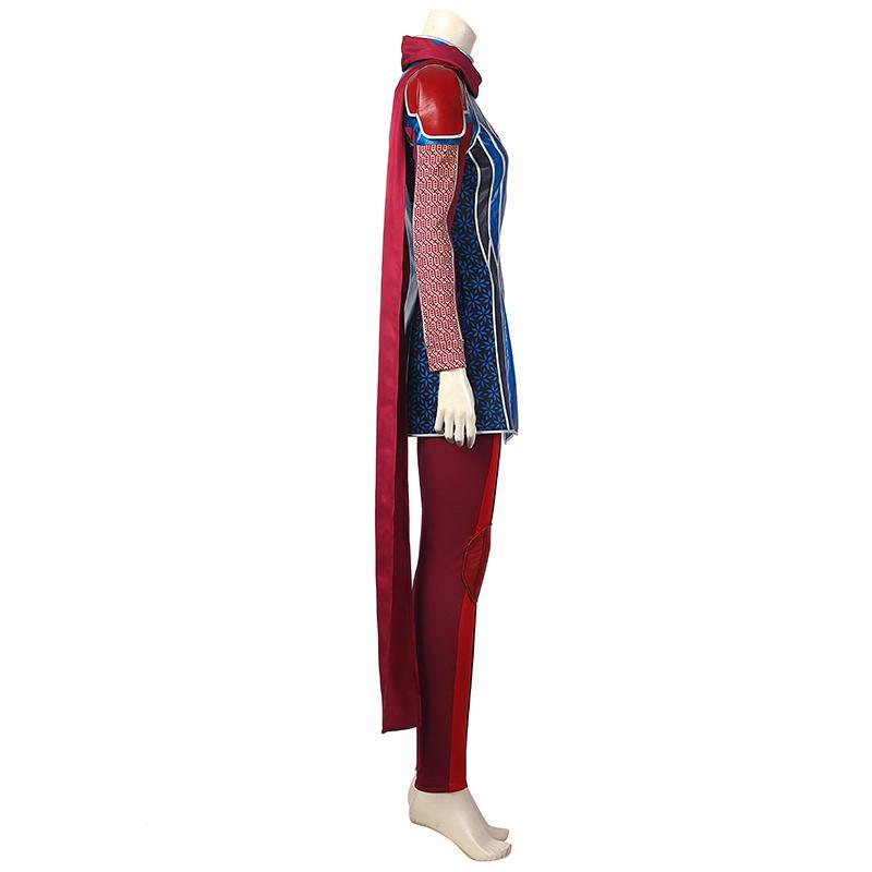 Kamala Khan Cosplay Costume Kara Zor El Outfit Halloween Carnival Suit