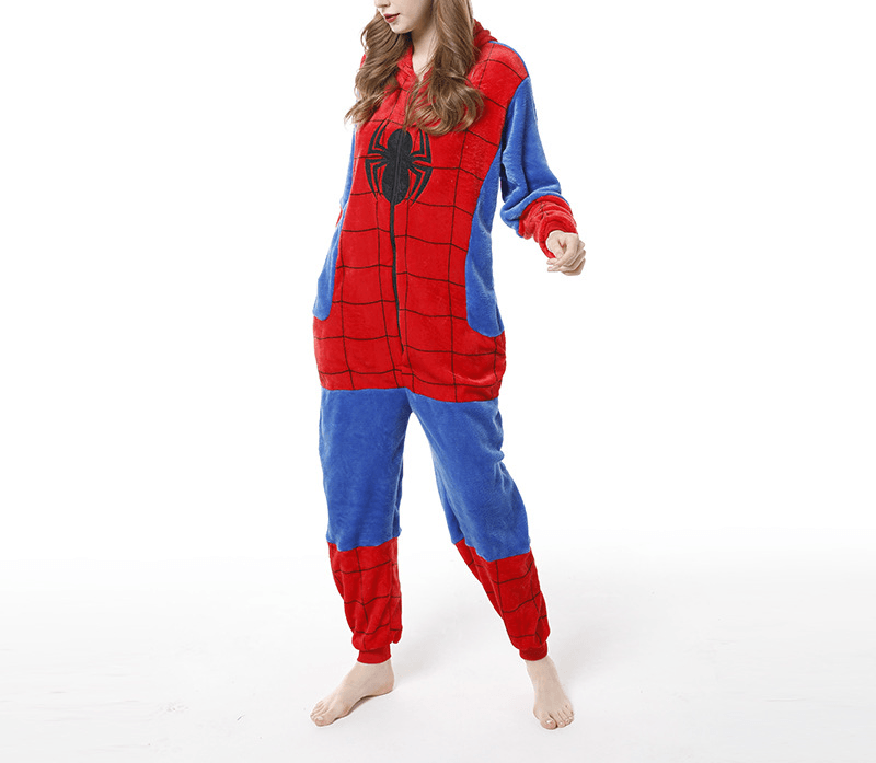 Spiderman Onesie Pajamas for Adults Mens Women