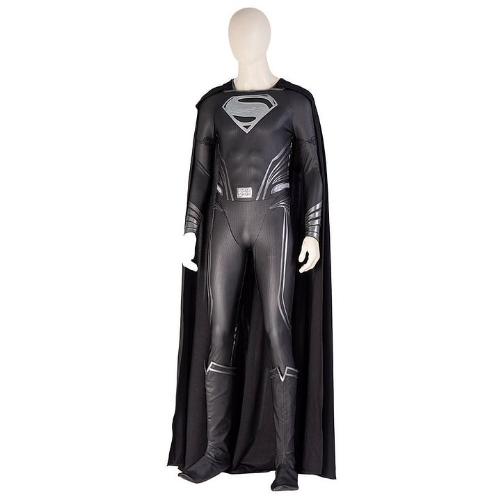 Black Clark Superhero Cosplay Suit Recovery Suit Cosplay Costume