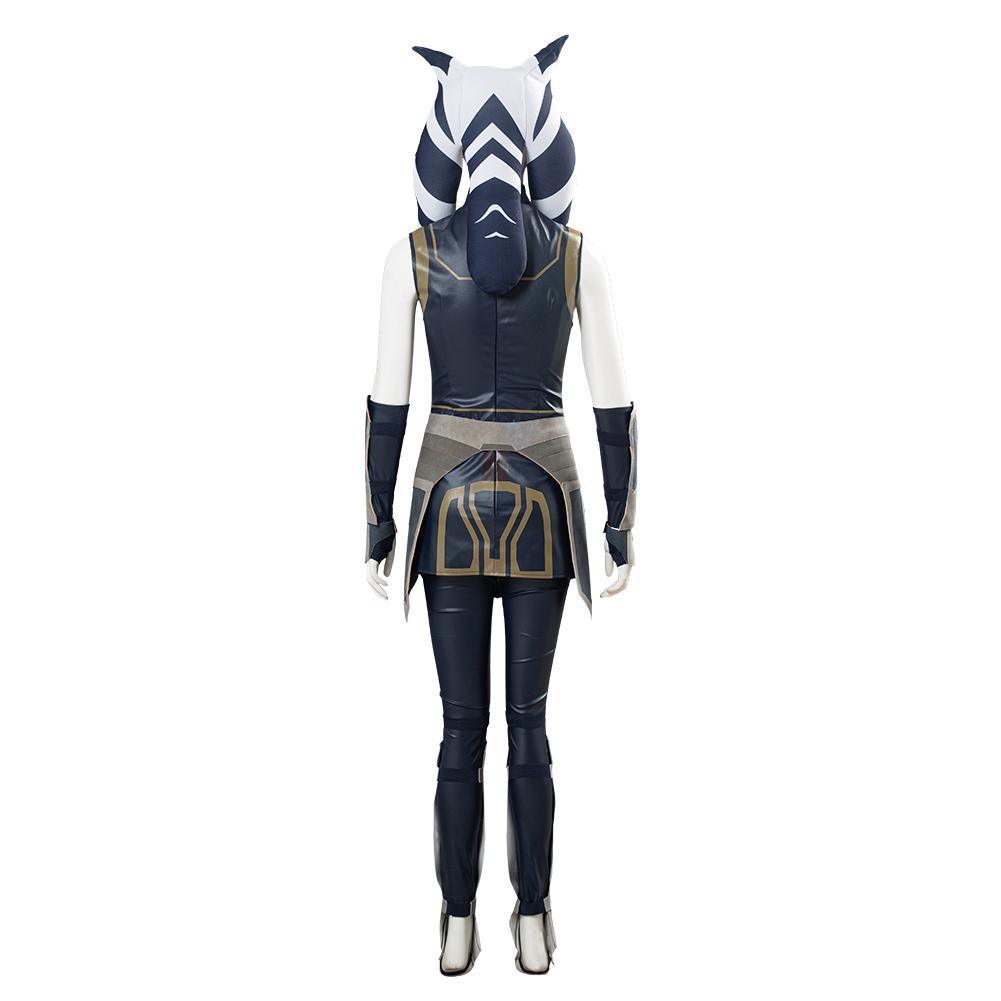 SW Clone Wars Season 7 Ahsoka Tano Women Girls Outfit Halloween Carnival Costume Cosplay Costume