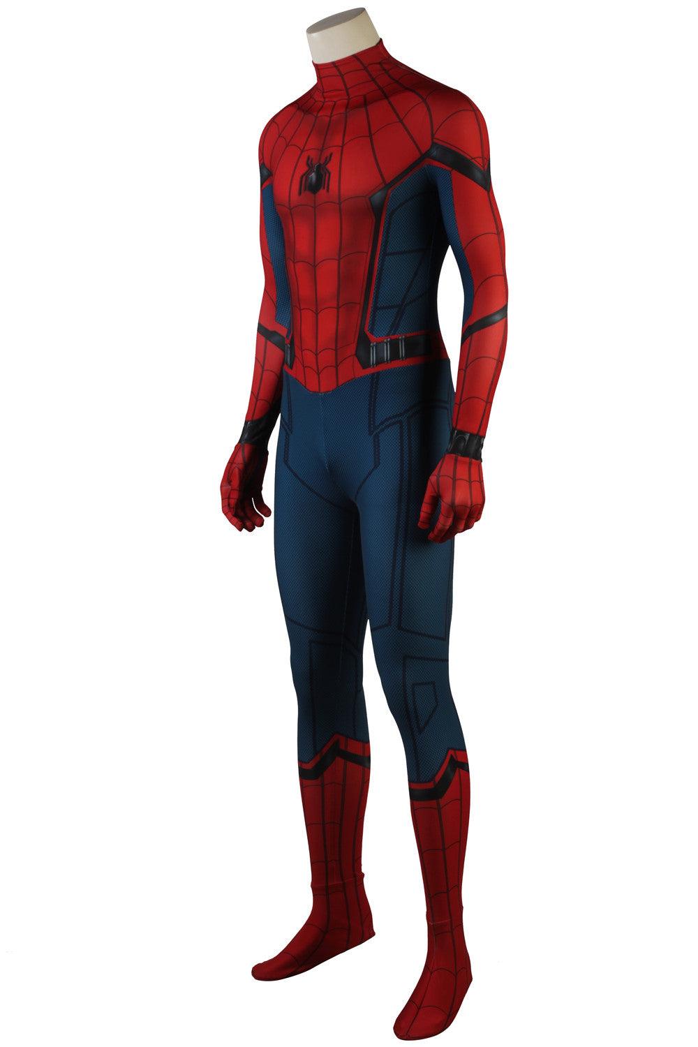 Civil War Spiderman Costume 3D Shade Spandex Fullbody Halloween Cosplay Spider-man Superhero Costume For Adult/Kids