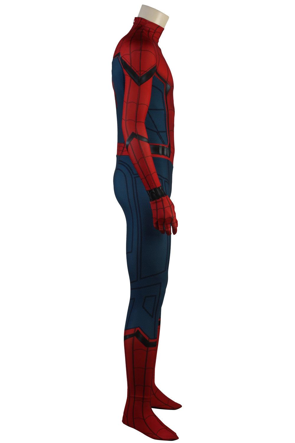 Civil War Spiderman Costume 3D Shade Spandex Fullbody Halloween Cosplay Spider-man Superhero Costume For Adult/Kids