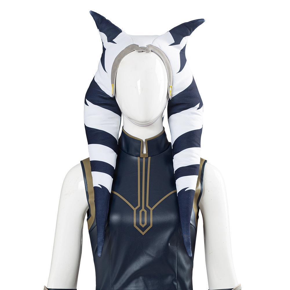 SW Clone Wars Season 7 Ahsoka Tano Women Girls Outfit Halloween Carnival Costume Cosplay Costume