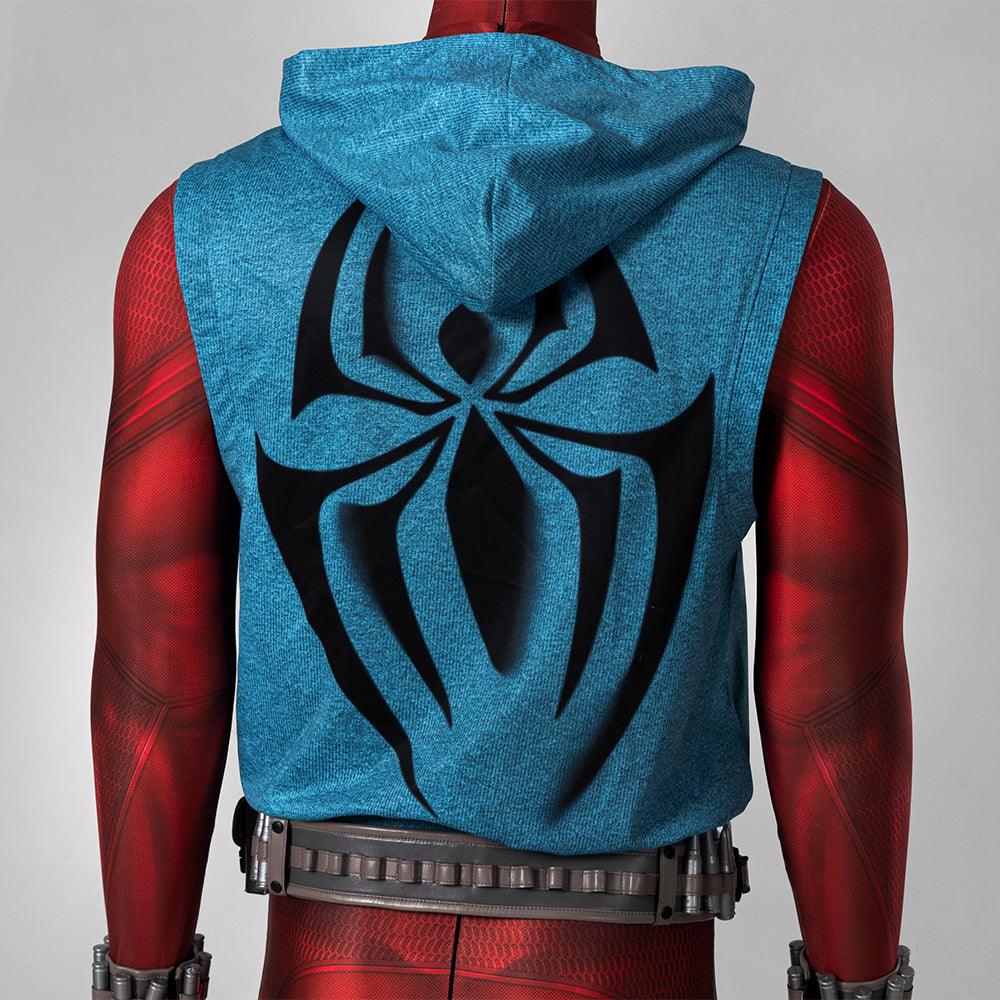 Scarlet Spider Jumpsuit Spiderman Cosplay Costume