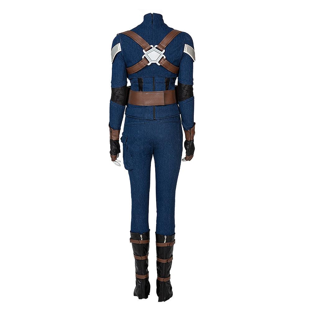 Peggy Carter Cosplay Costume What If Captain Carter Stealth Outfit