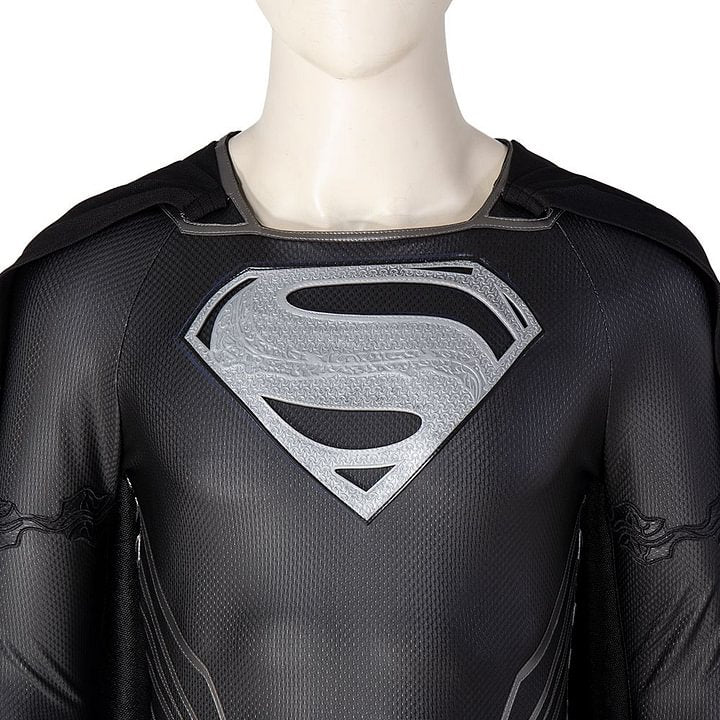 Black Clark Superhero Cosplay Suit Recovery Suit Cosplay Costume