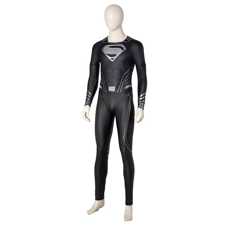 Black Clark Superhero Cosplay Suit Recovery Suit Cosplay Costume