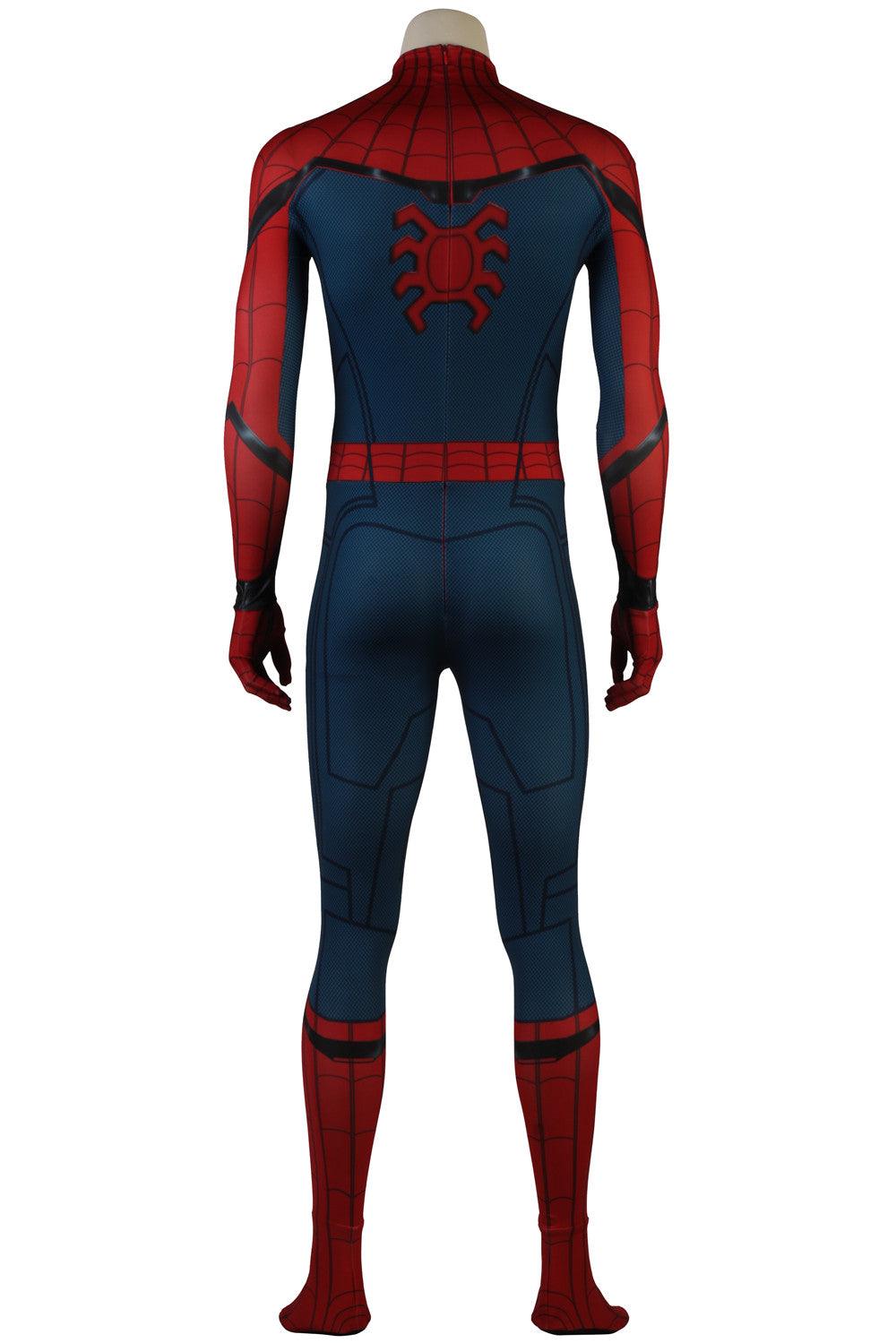 Civil War Spiderman Costume 3D Shade Spandex Fullbody Halloween Cosplay Spider-man Superhero Costume For Adult/Kids