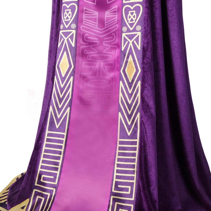 Wakanda Queen Ramonda Cosplay Dress Black Panther Angela Bassett Halloween Costume