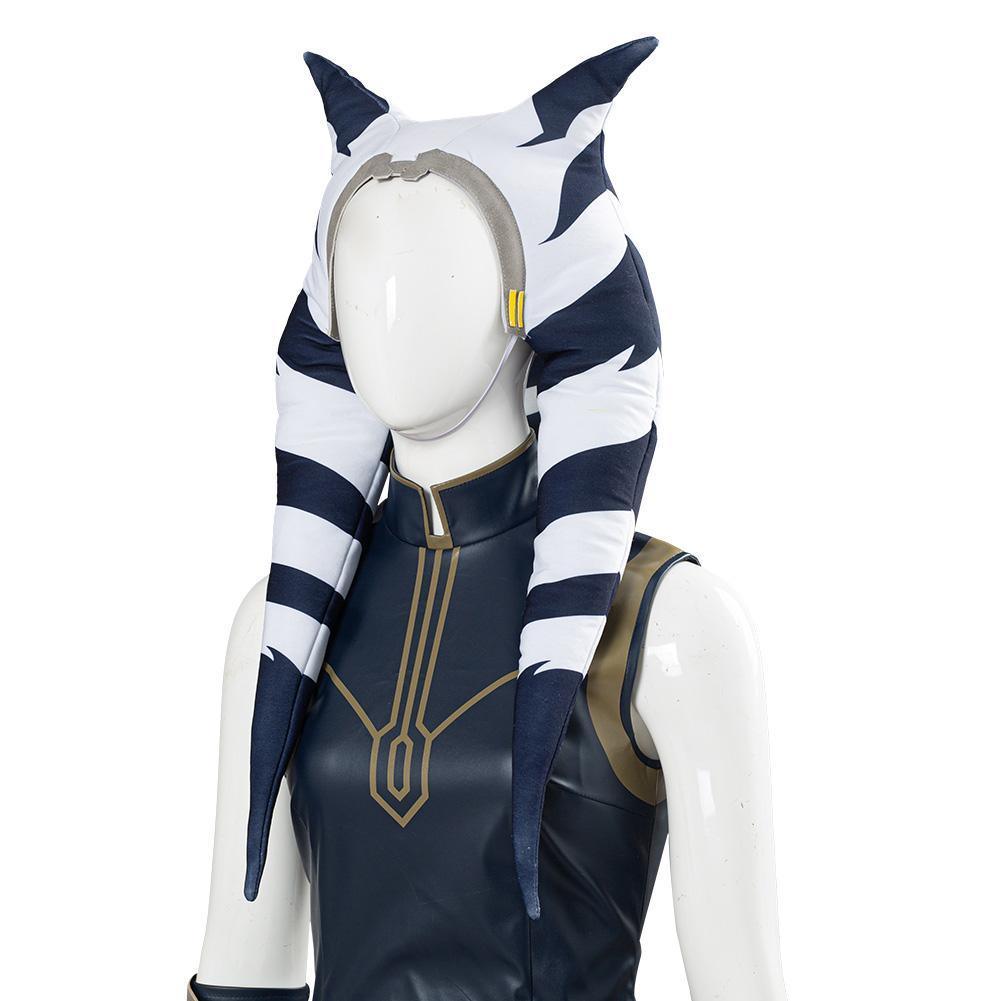 SW Clone Wars Season 7 Ahsoka Tano Women Girls Outfit Halloween Carnival Costume Cosplay Costume