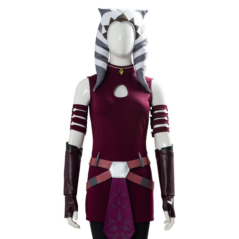 Ahsoka Tano SW The Clone Wars Suit Cosplay Costume