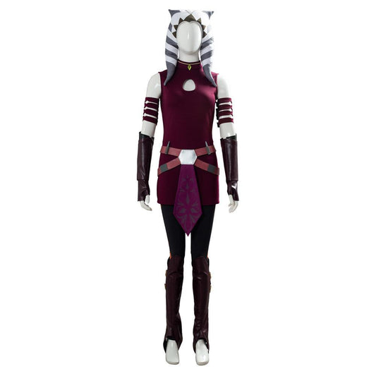 Ahsoka Tano SW The Clone Wars Suit Cosplay Costume