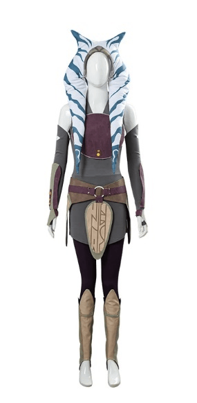 SW Rebels Ahsoka Tano Women Dress Outfit Halloween Carnival Costume Cosplay Costume