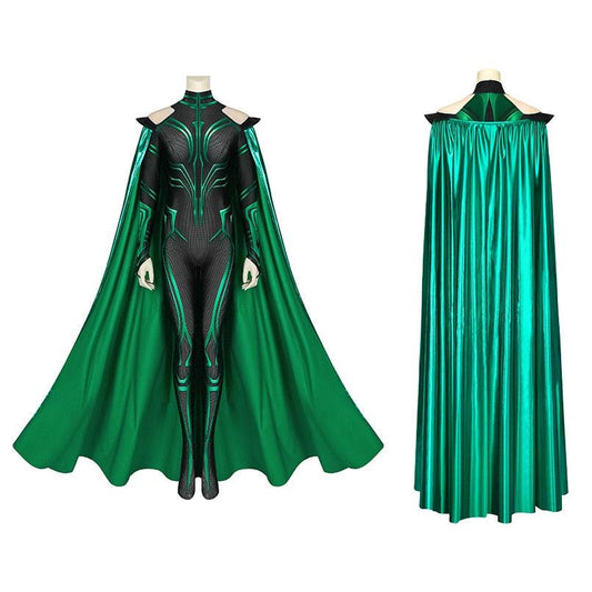 THOR 3 Hela Jumpsuit Cosplay Costume Halloween Masquerade Party Bodysuit