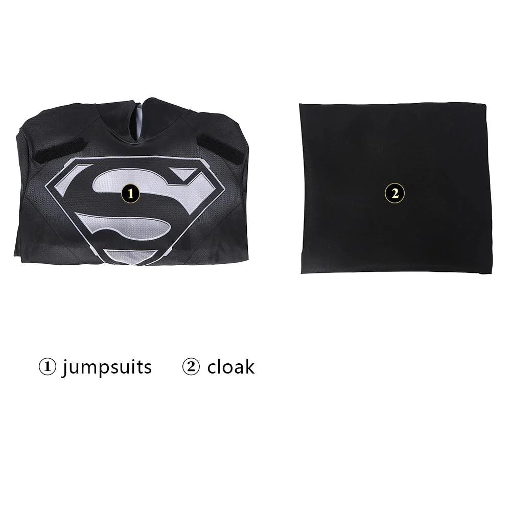 Superhero Clark Jumpsuit Clark Kent Cosplay Costume