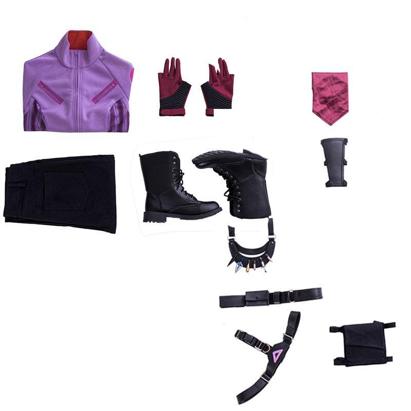 Hawkeye Kate Bishop Costumes 2021 Uniform Cosplay Suit Halloween Costumes