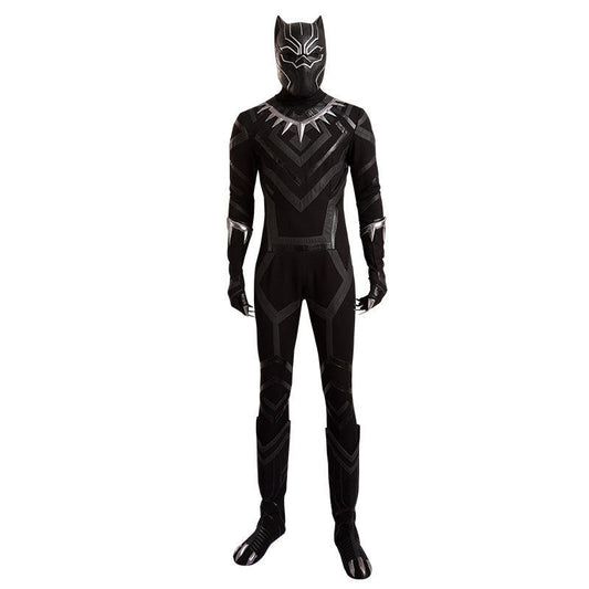 Black Panther Complete Cosplay Costume Halloween Superhero Jumpsuit Adult Suit