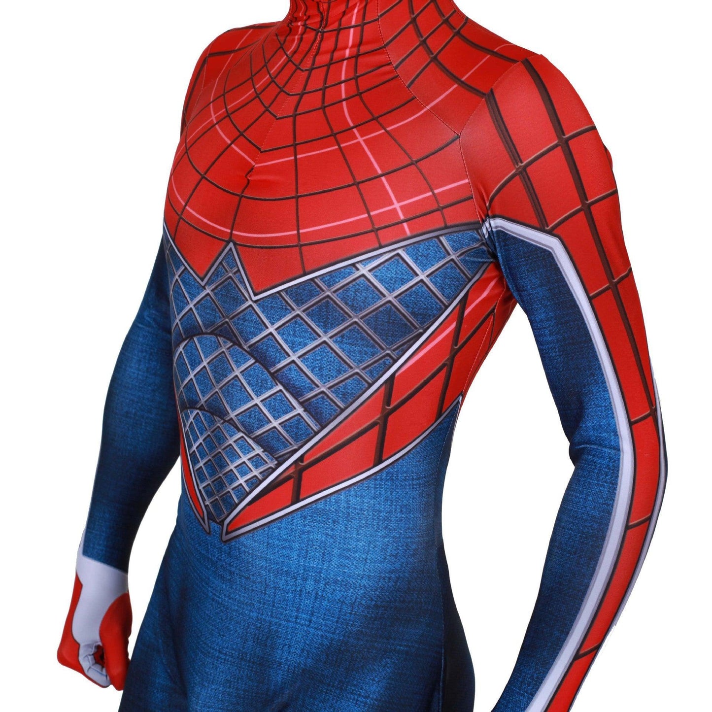 Spiderman The Spider Punk Jumpsuit Cosplay Costume