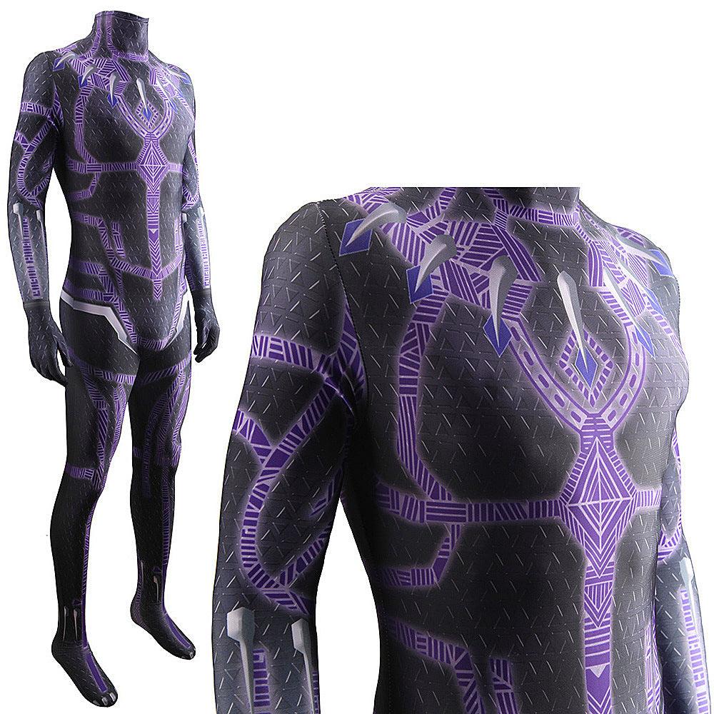 Purple Black Panther Suit Black Panther 2 Cosplay Costume for Women Man