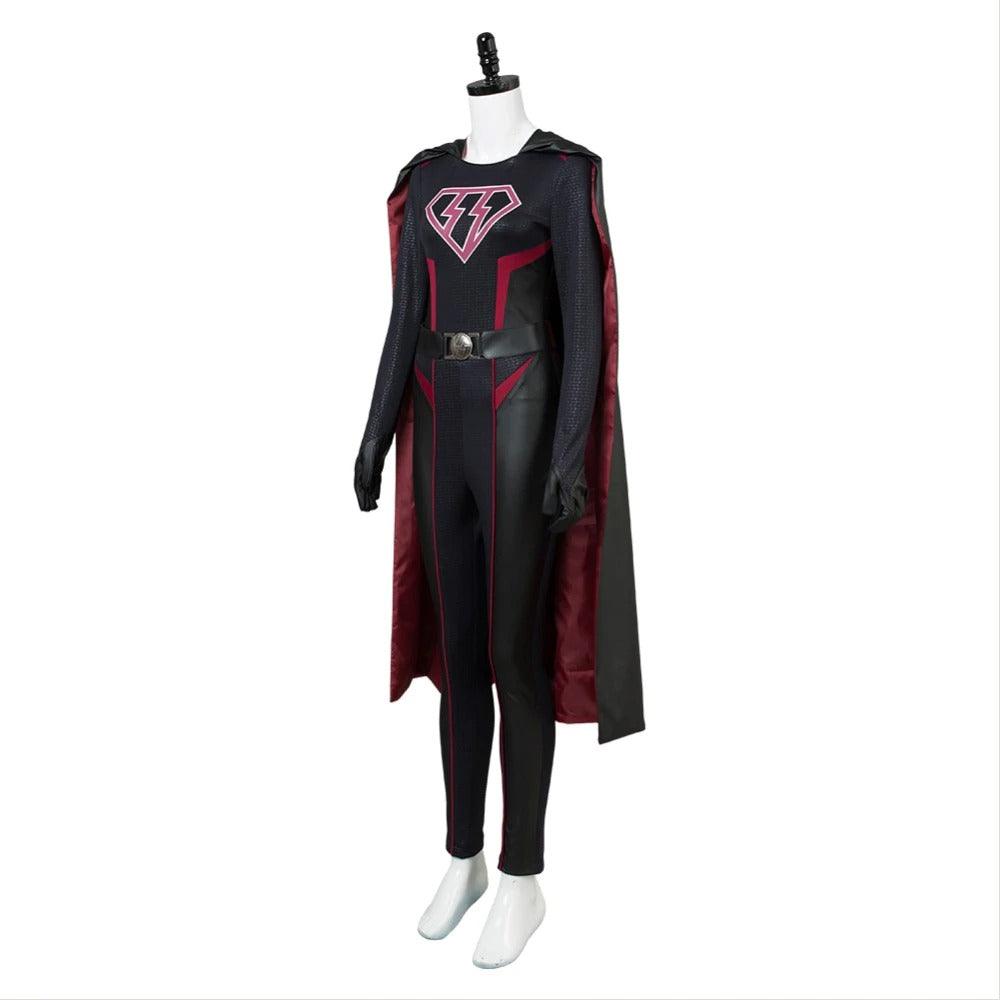 Kara Zor El Overgirl Danvers Outfit Cosplay Costume Jumpsuit Cape