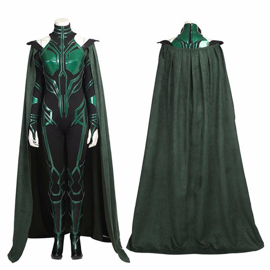 Thor 3 Ragnarok Goddess Of Death Hela Cosplay Costume Adult Halloween Party Costume for Women Outfit