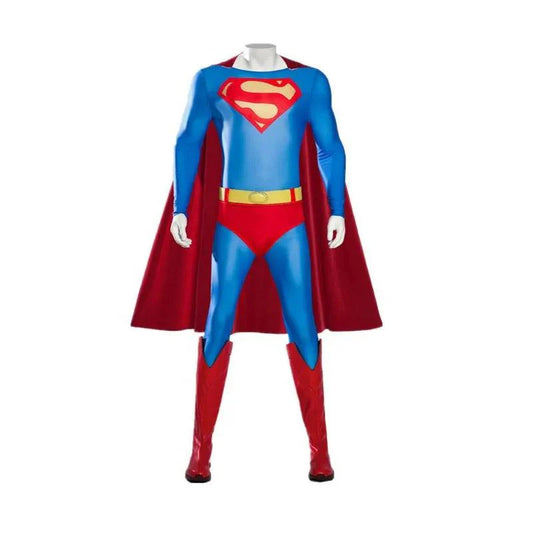 1978 Movie Superhero Clark Jumpsuit Outfit Cosplay Costume